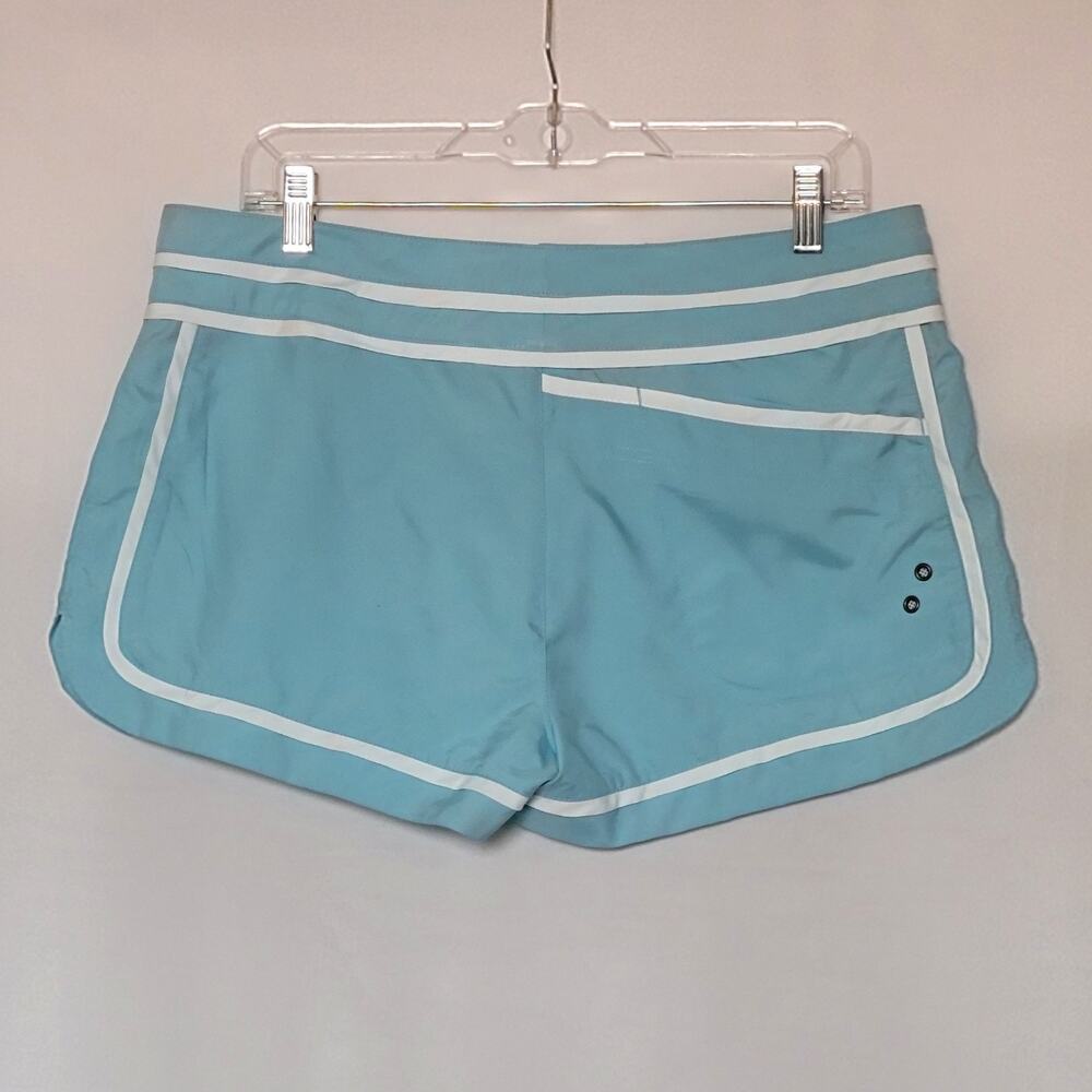 Athleta Tiff Blue Board Swim Shorts Women's Size: 10 Lightweight Summer Surf - Picture 2 of 13